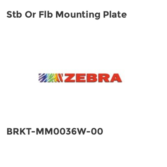 Zebra Stb Or Flb Mounting Plate- you get 3