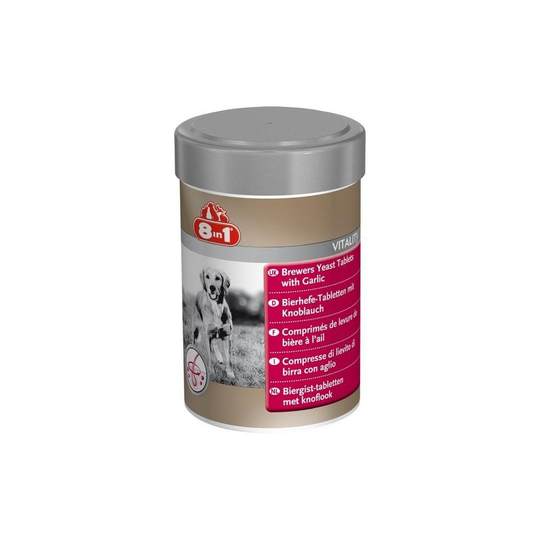 8 In 1 Brewers Yeast With Garlic Dog Supplement Tablets