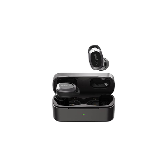 Wireless Earbuds, EarFun Free Pro, Active Noise Cancelling, ANC Transparent Mode, Bluetooth 5.2, Wireless Charging, 4 Mics headphones, Touch Control