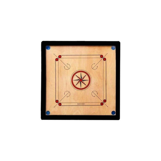 Carrom Board Game Large Size 36/36 Inch Wooden Coins Strike Family Fun