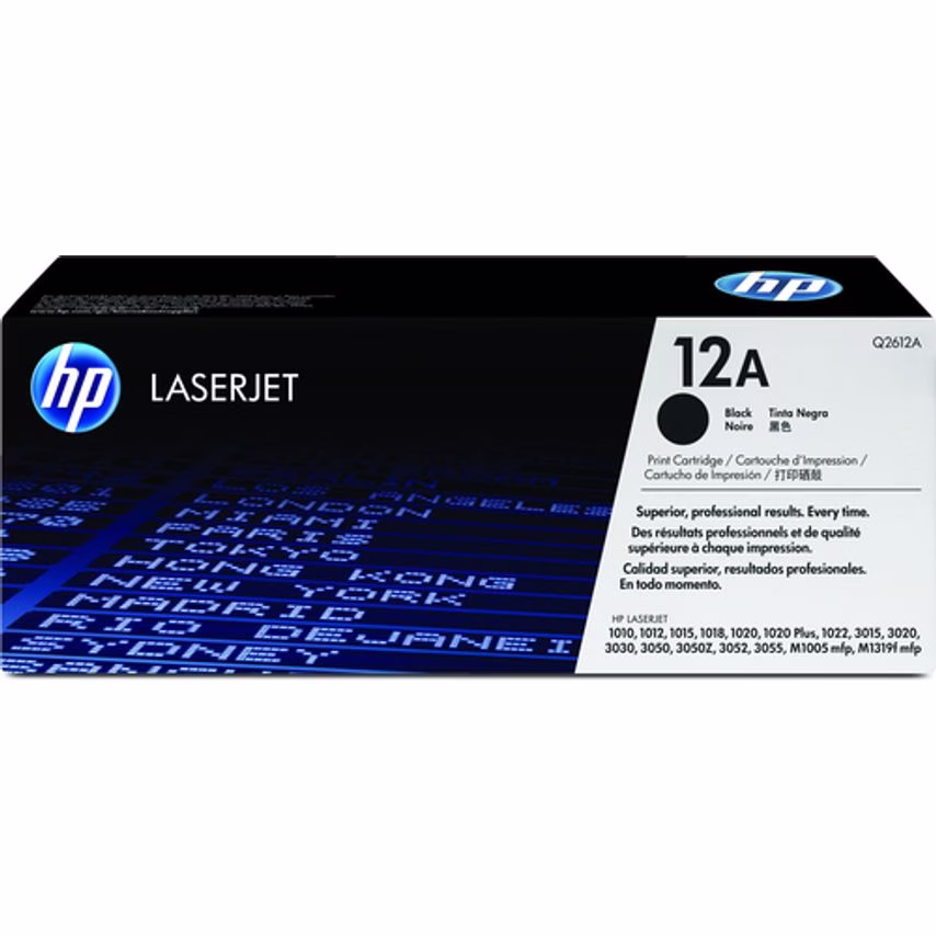HP Toner Cartridge 12A Black 943ZPK2- you get 2
