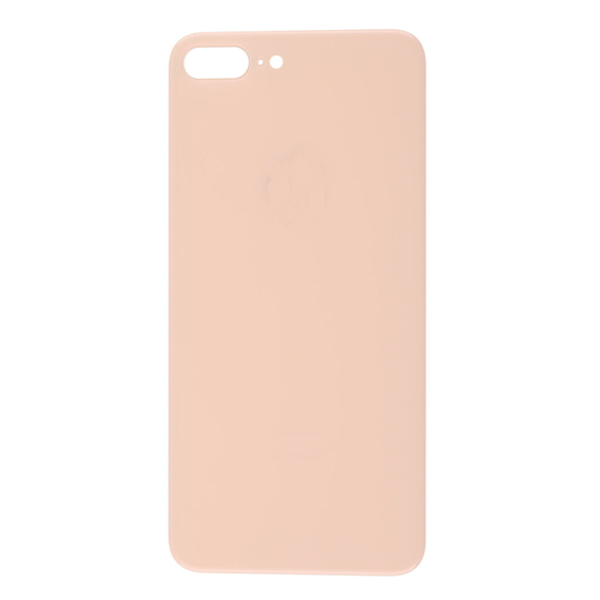 For iPhone 8 Plus - Rear Glass Back Cover - Big Hole - Rose
