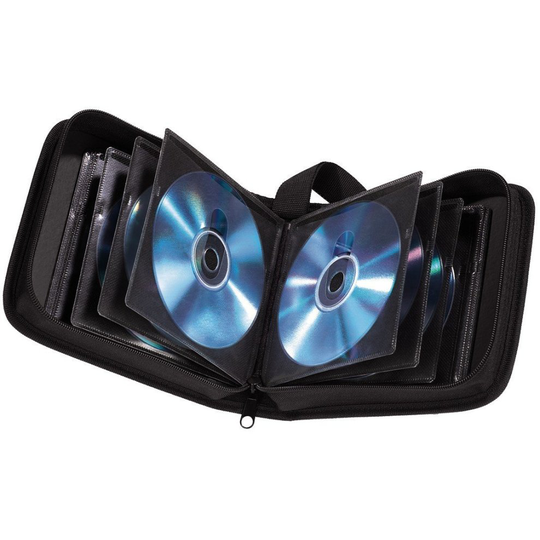 Hama 11615 Nylon 32 CD/DVD Wallet - Black