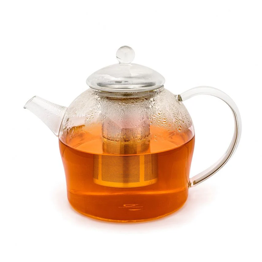 Bredemeijer Teapot Glass Minuet Santhee Design 1.5L with Stainless Steel Filter