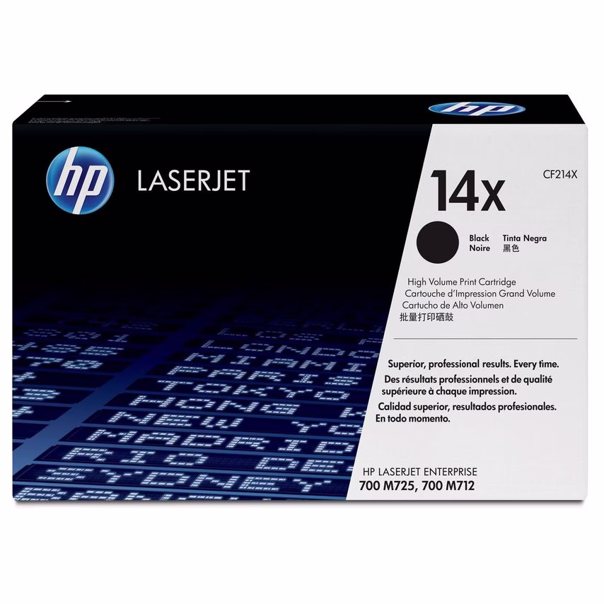 HP 14X Black High Yield Toner 17.5K pages for LaserJet Enterprise M712/M725 - CF