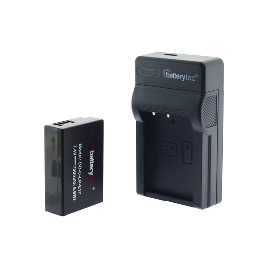 Batterytec® Replacement battery for Canon camera LP-E17, 200D