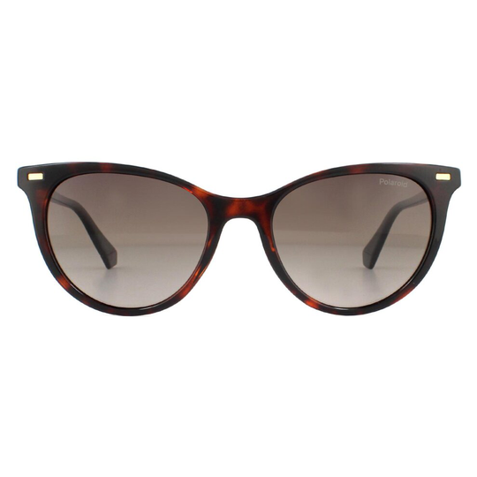 Polaroid Sunglasses PLD 4107/S 086 LA Havana Brown Gradient Polarized