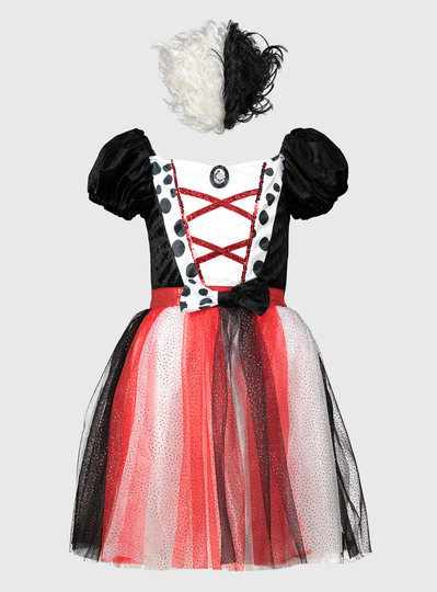Disney 101 Dalmatians Cruella De Vil Costume - 3-4 Years
