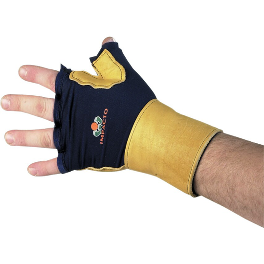 Impacto Protective Products Inc 704-20 Anti-Impact Palm-side Coated Blue/Yellow