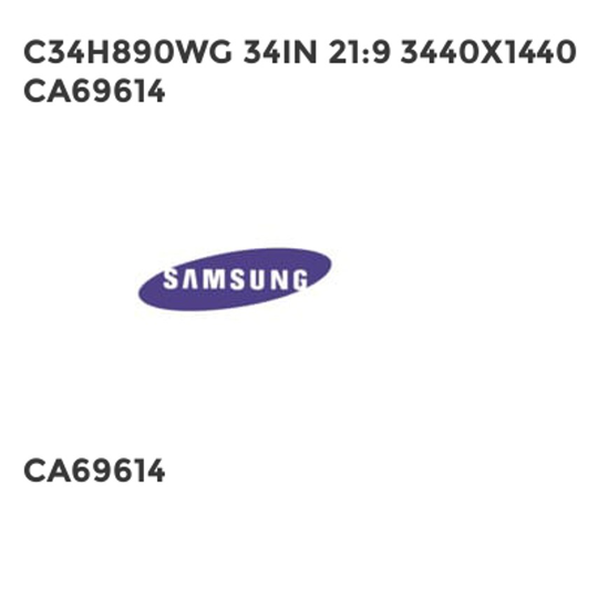Samsung C34H890WG 34IN 21:9 3440X1440 CA69614