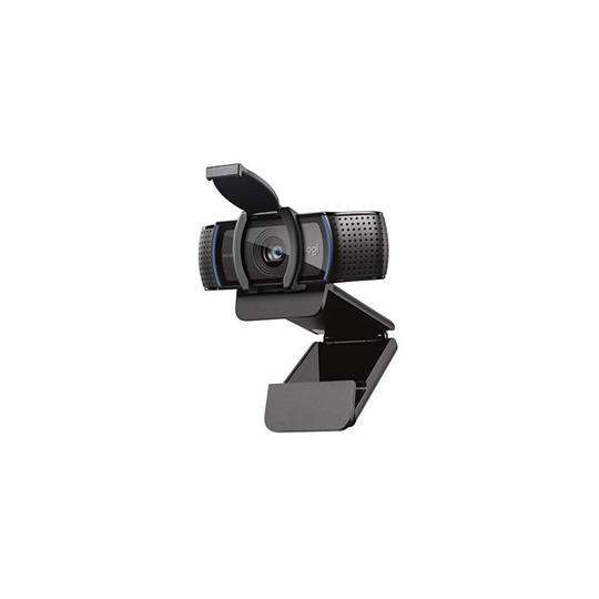Logitech C920S HD Pro Webcam, Full HD 1080p/30fps Video Calling, Clear Stereo Audio, HD Light Correction, Privacy Shutter, Works with Skype, Zoom, F