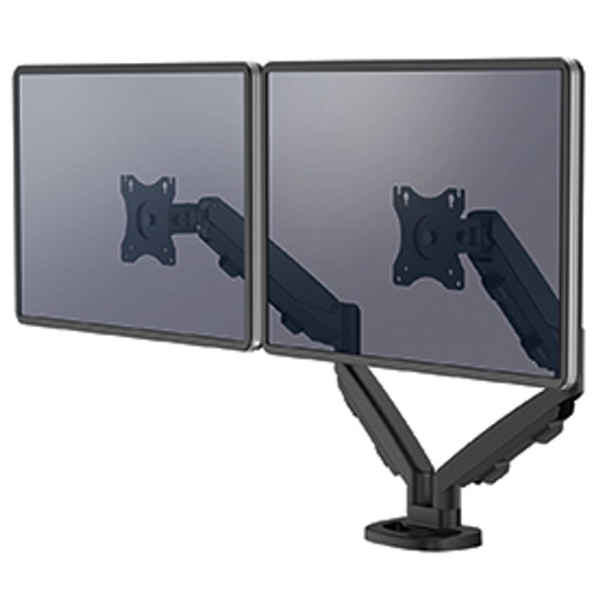 Fellowes Eppa Dual Monitor Arm - Black