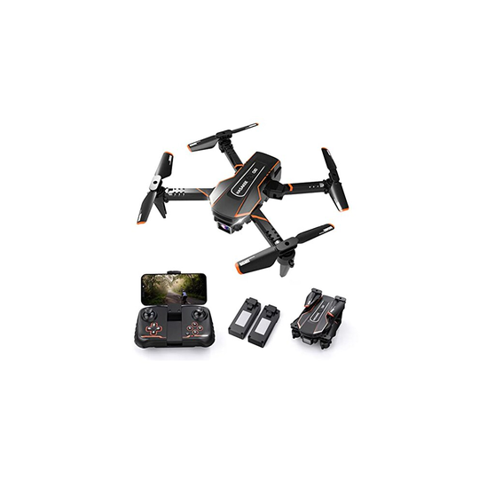 Q10 Mini Drone for Kids with Camera 720P HD FPV, Foldable Quarcopter with Gravity Sensor Mode, Headless Mode, 3D Flips, w/Voice and Gesture Contr