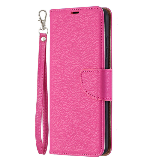 NOKIA 1.4 Case Litchi Flip Wallet Cover TPU Magnetic -Pink