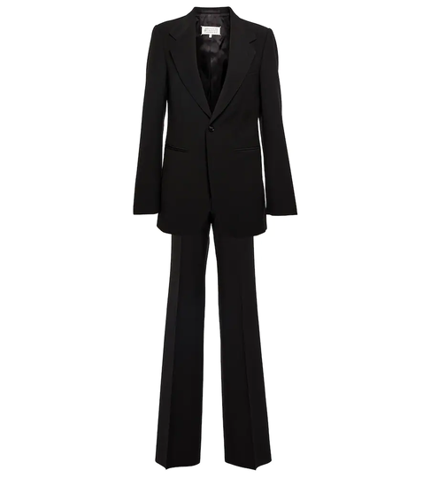 Wool-blend jumpsuit