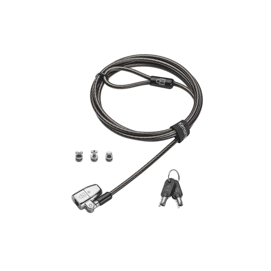 Kensington ClickSafe 2.0 3-IN-1 Keyed Laptop Lock Black