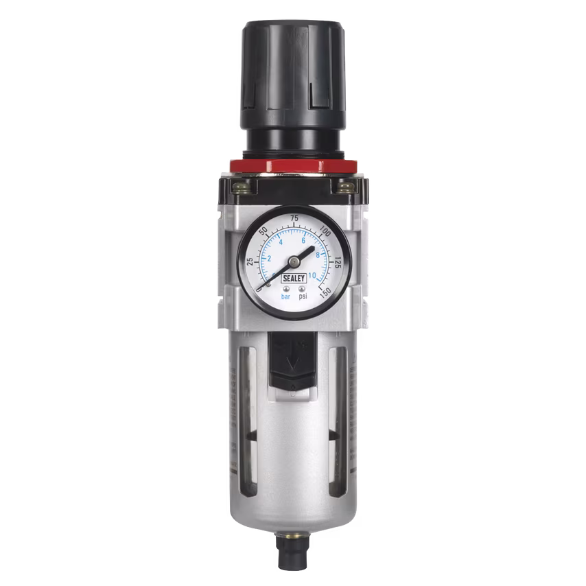 Sealey Air Filter/Regulator - High Flow