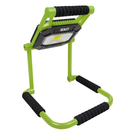 Sealey Rechargeable Portable Fold Flat Floodlight 20W COB LED Lithium-ion