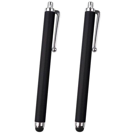 2x Black Capacative Stylus Pen Tablets Smartphone Universal