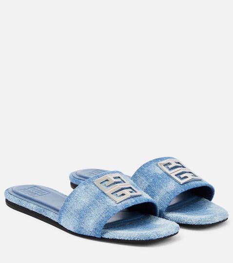 4G denim sandals