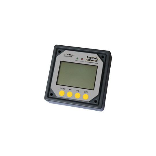 Remote LCD meter/display for 10A and 20A Photonic Universe dual battery solar charge controller (with 10m cable)