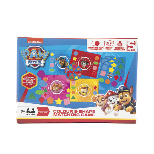 Paw Patrol Colour & shape Matching Game