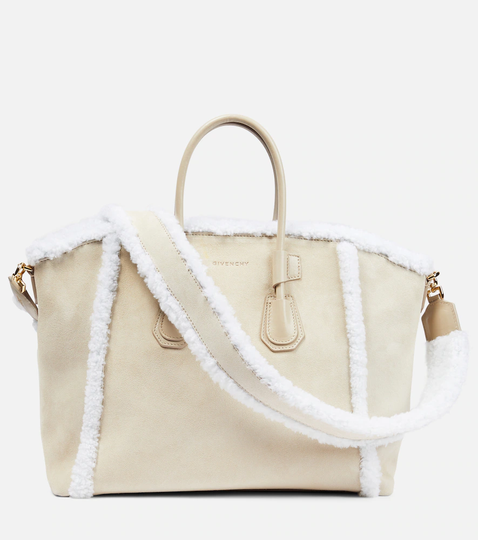 Antigona Sport Small suede tote bag