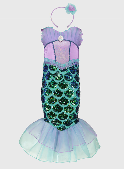Disney Lilac Ariel Costume - 9-10 years