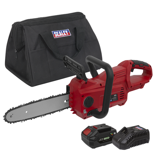 Sealey Cordless Chainsaw 25cm 20V 4AH SV20 Series Kit