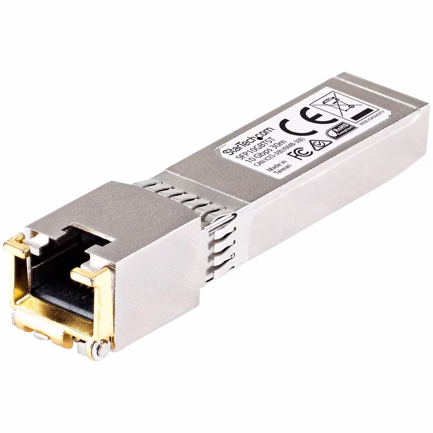 StarTech.com Cisco Compatible SFP+ Transceiver Module - 10GBASE-T