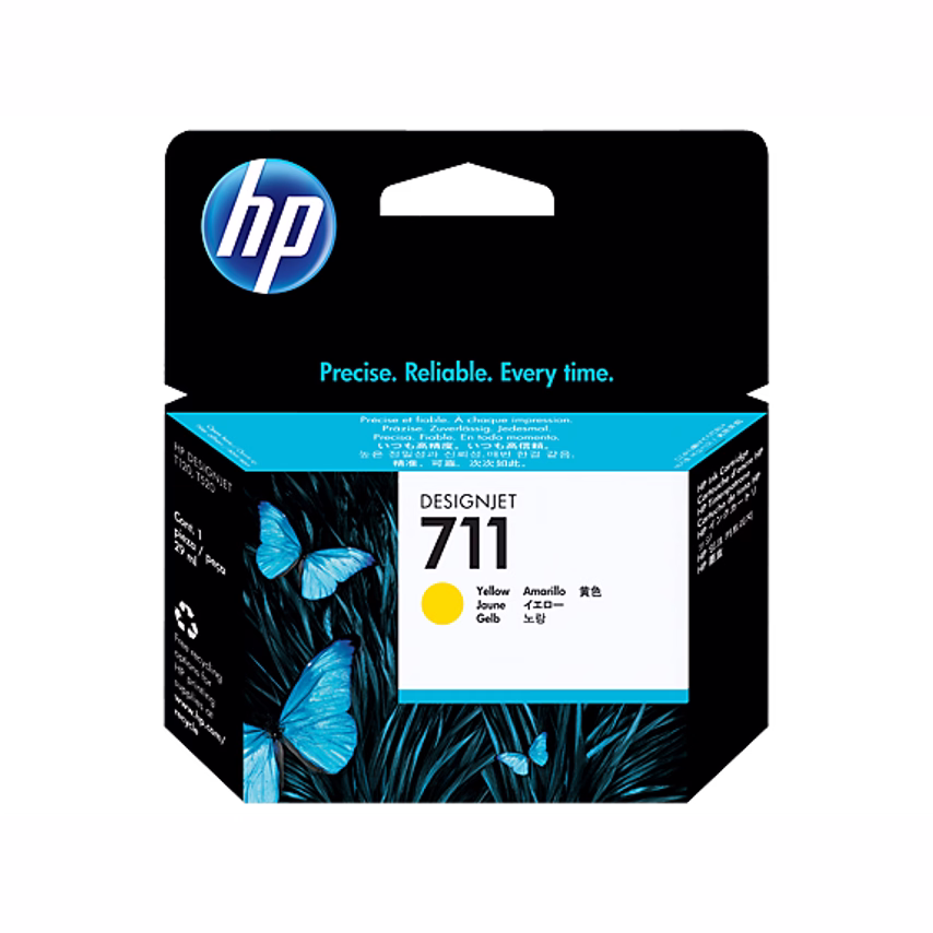 HP HP 711 Yellow Standard Capacity Ink Cartridge 29ml - CZ132A