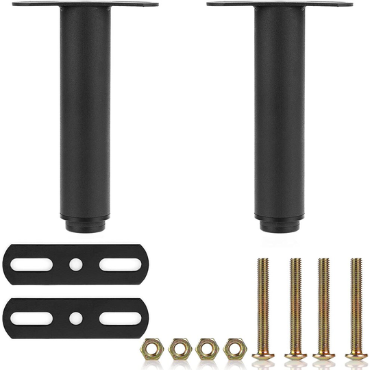 2Pcs Bed Legs Retractable Heavy Duty Bed Center Frame Slat Support Leg