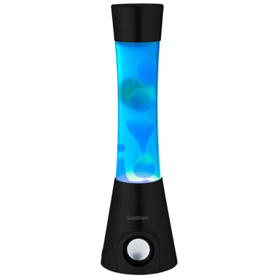 Goodmans Bluetooth Lava Lamp Speaker Brilliant Audio Experience -Black