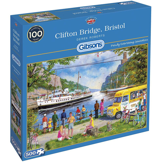 Gibsons 500 Piece Clifton Bridge Bristol Jigsaw Puzzle