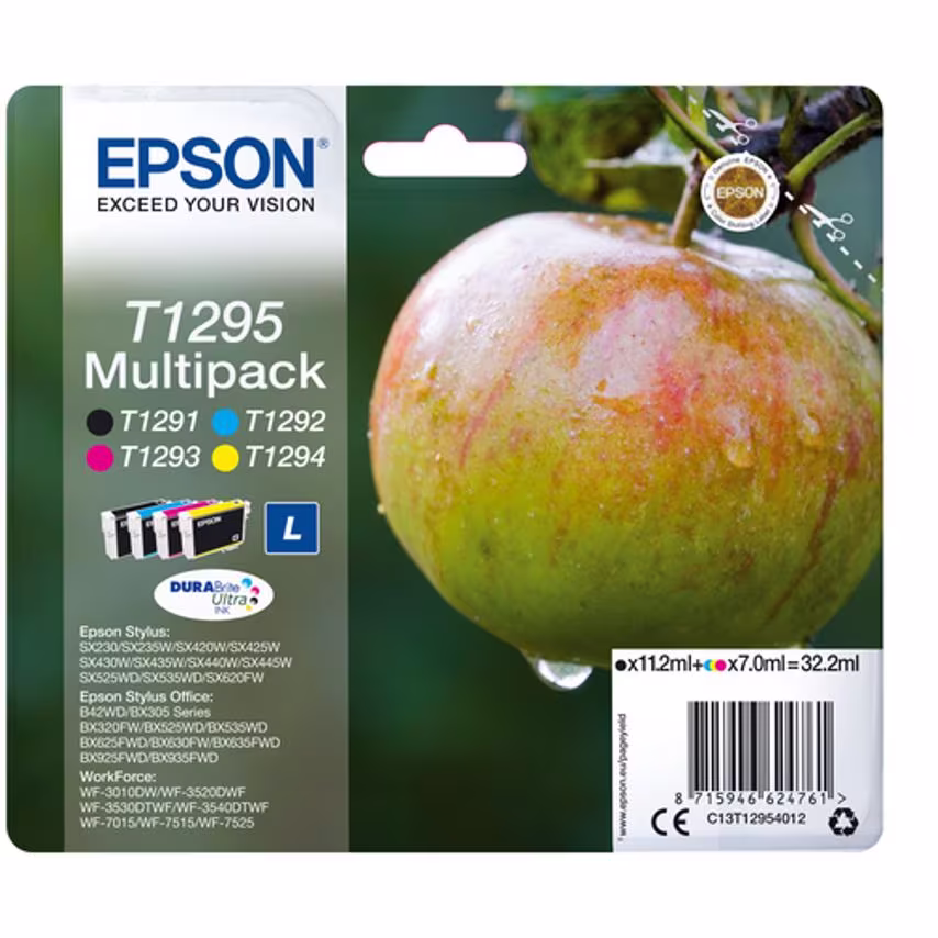 Epson Ink High Volume T129 Multipack M BK C Y M