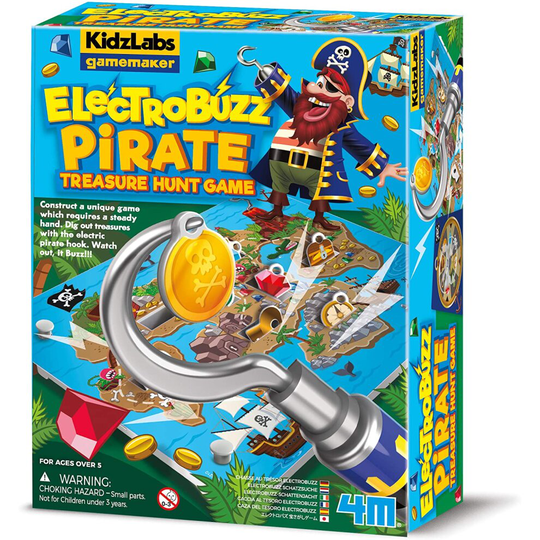 4M 403436 Kidzlabs GameMaker-Pirate Treasure Hunt, Multi Colour