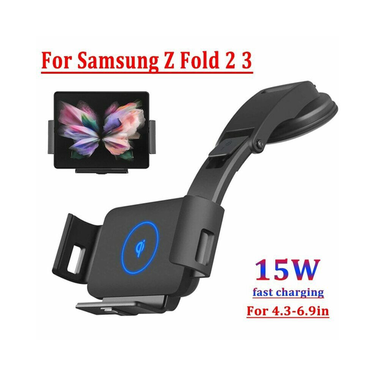 Wireless Car Charger Car Holder Mount For Samsung Galaxy Z Fold 2 3