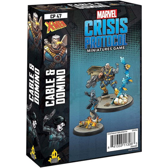 Marvel Crisis Protocol Cable and Domino Miniature Game