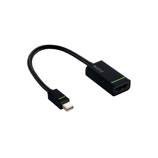 Leitz Complete Mini Display Port to HDMI Adapter Black - Outer Carto- you get 10