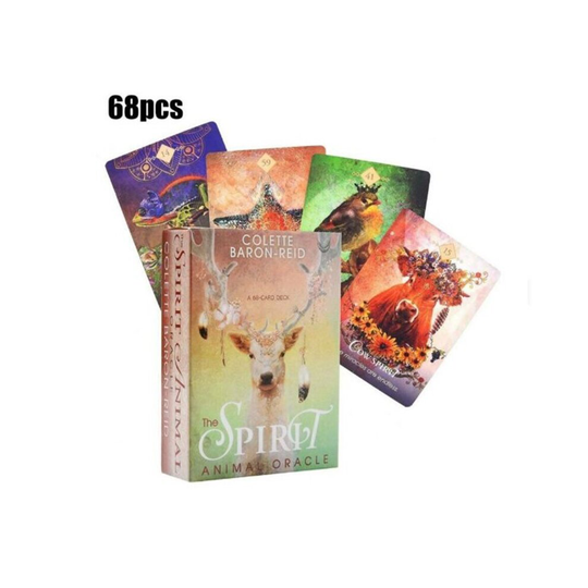 68 Cards Tarot Deck the Spirit Animal Oracle Game Home Family Game