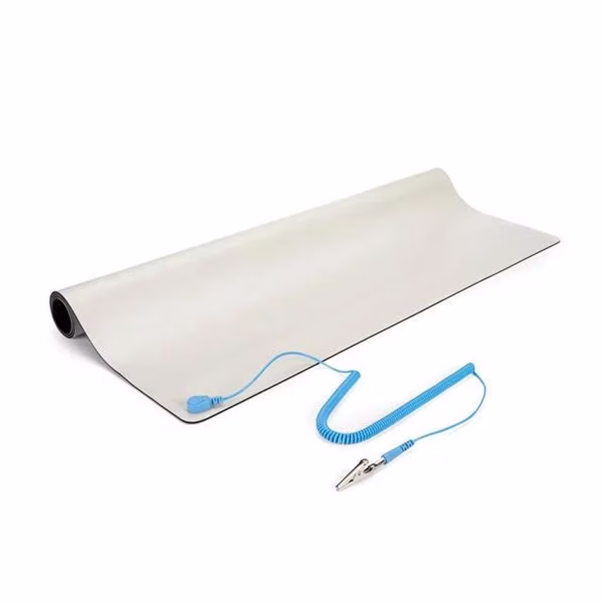 STM 24x27.5in Beige Desktop Anti Static Mat