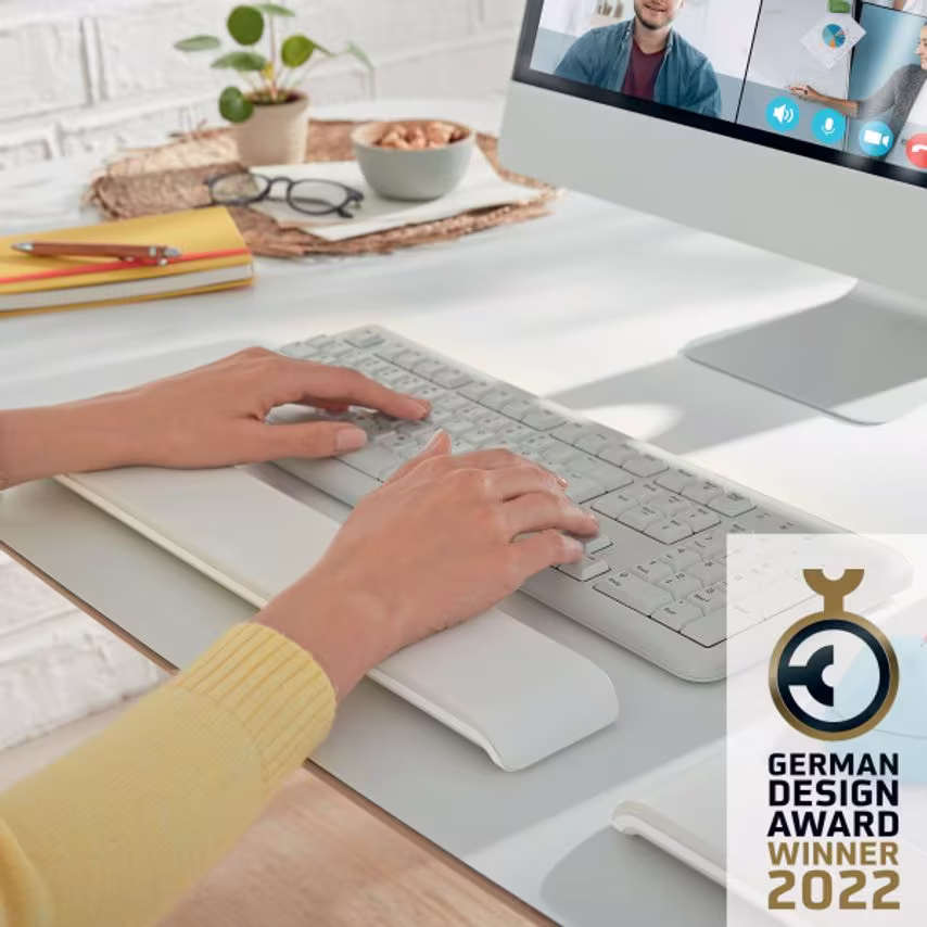 Leitz Keyboard Wrist Rest Ergo Cosy Light Gy
