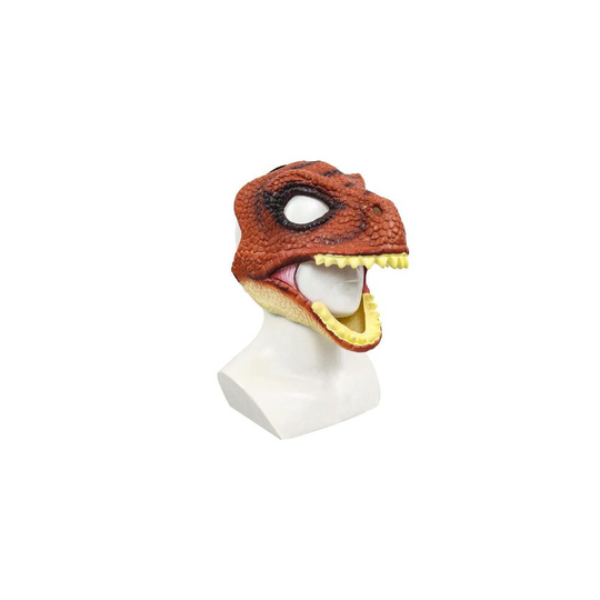 (orange) Dinosaur Mask Jurassic Tyrannosaurus Rex Mask