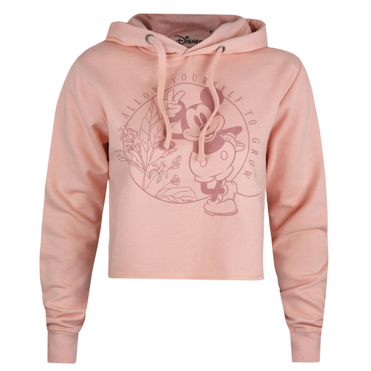 (M) Disney Ladies - Mickey Mouse Grow - Pullover Hood - Dusky Pink