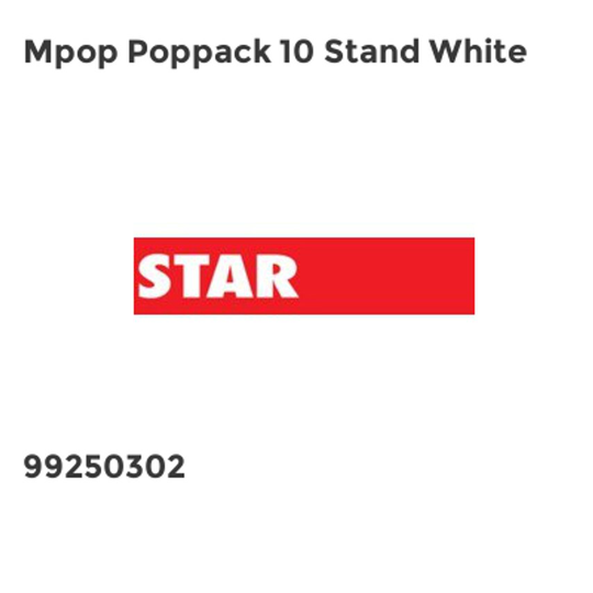 Star Mpop Poppack 10 Stand White- you get 2