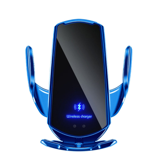 Premium Car Wireless Charger Mobile Phone Bracket Induction Opening / Closing Navigation Fixing Frame Fast Charging Auto Holder