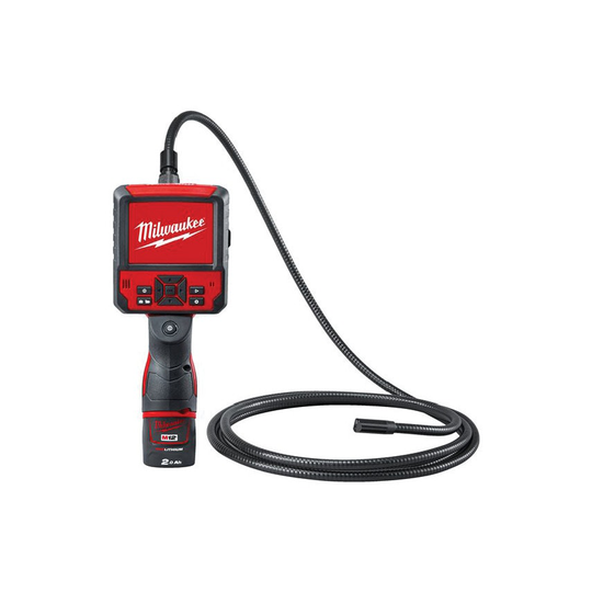 Milwaukee M12 INSPECTION CAMERA 9 FOOT CABLE KIT (1x2.0AH BATTERY)