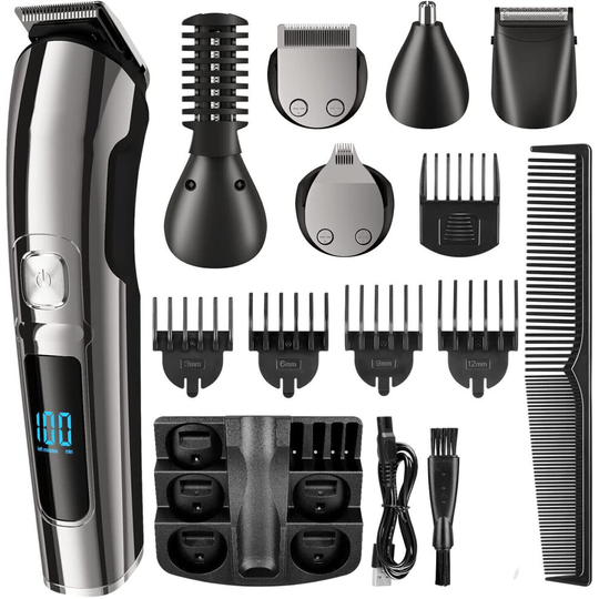 Professional Cordless Electric Hair Clipper Beard Trimmer For Men Head