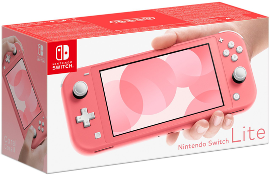 Nintendo Switch Lite Handheld Console - Coral