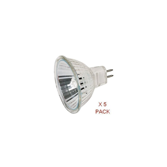 PHILIPS 12V 50W Halogen Dichroic Lamp - 5 Pack